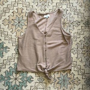 Madewell Texture & Thread Tie Top